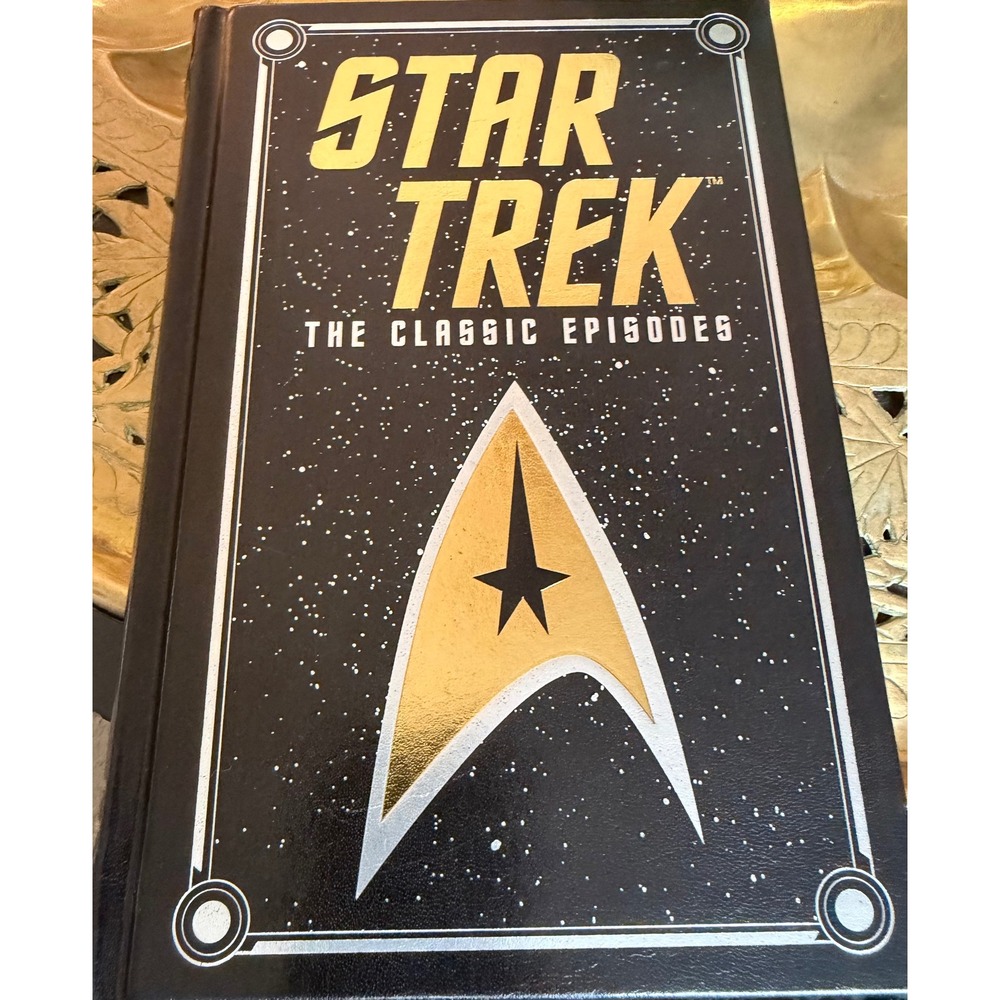 Star Trek The Classic Episodes Sterling Leather Bound Collectible Hardcover Book